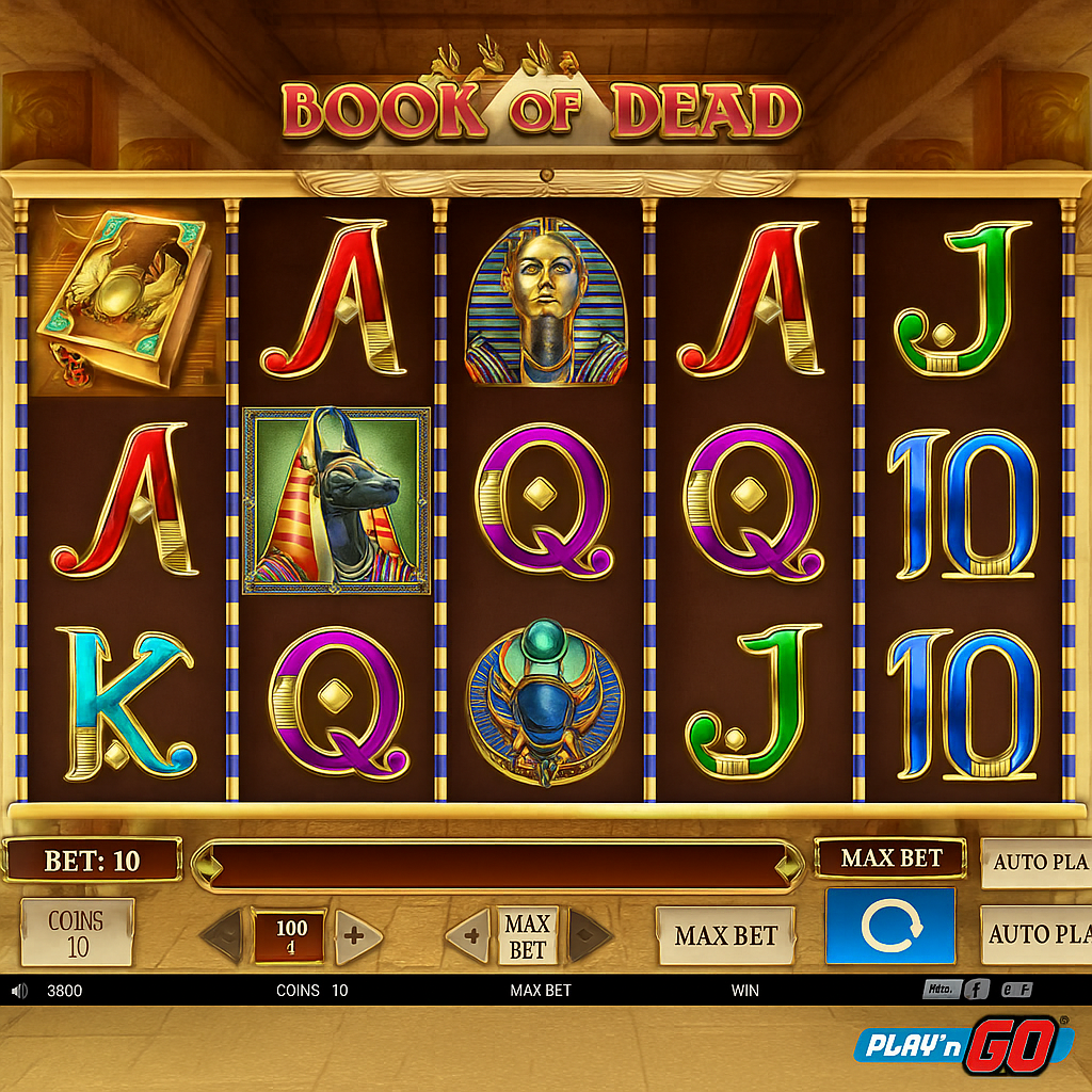 MyStake - Book of Dead Slot Game - Casino France